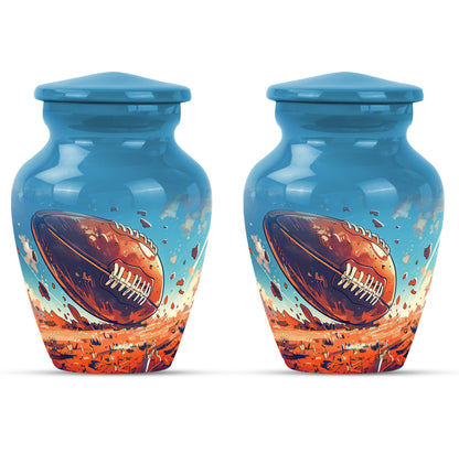 Classic Football Urn for Cremation Ashes.