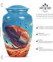Classic Football Urn for Cremation Ashes.