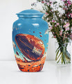 Classic Football Urn for Cremation Ashes.