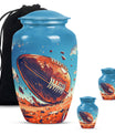 Classic Football Urn for Cremation Ashes.