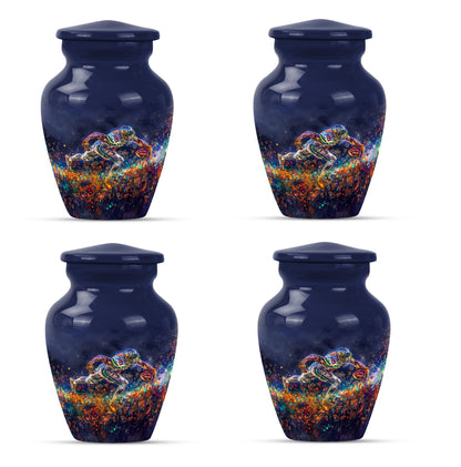 football memorial medium urn.