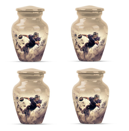 10-inch classic football urn for ashes, 