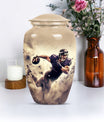 10-inch classic football urn for ashes, 