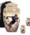 10-inch classic football urn for ashes, 