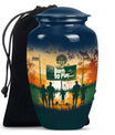 football urn cremation ashes
