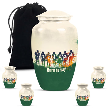 Large Urn with 4 Small Urn