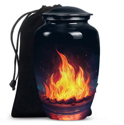 10-inch bornfire urn.