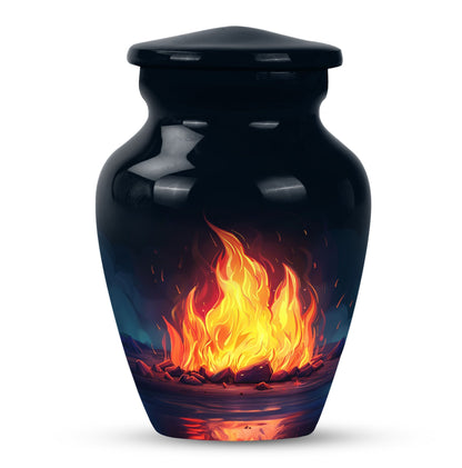 10-inch bornfire urn.