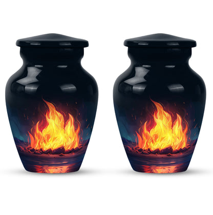 10-inch bornfire urn.