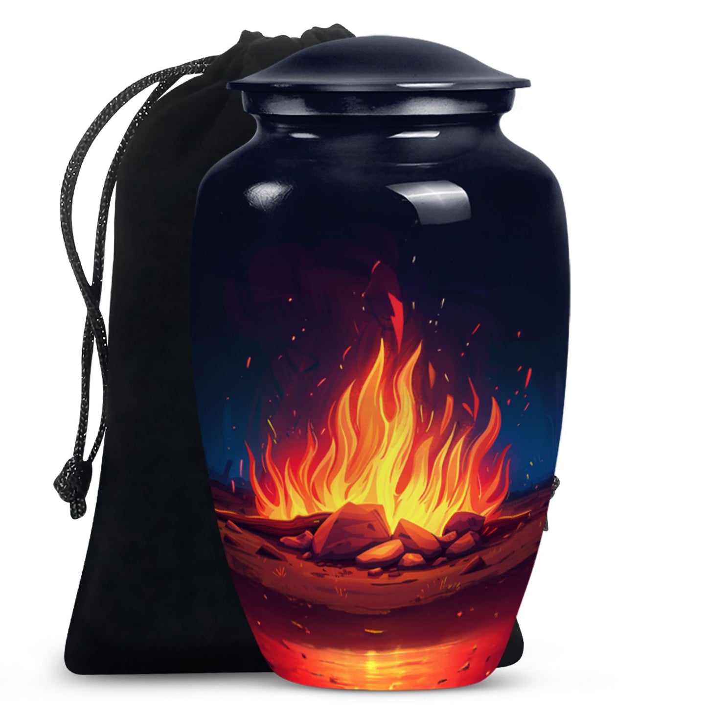 Classic large bornfire cremation urn
