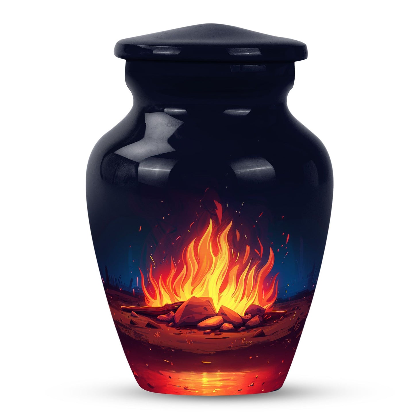 Classic large bornfire cremation urn