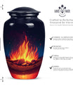 Classic large bornfire cremation urn