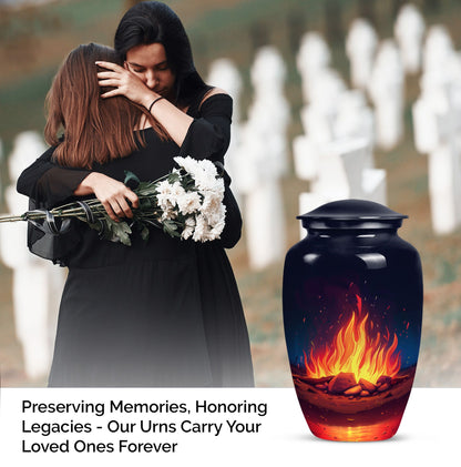 Classic large bornfire cremation urn