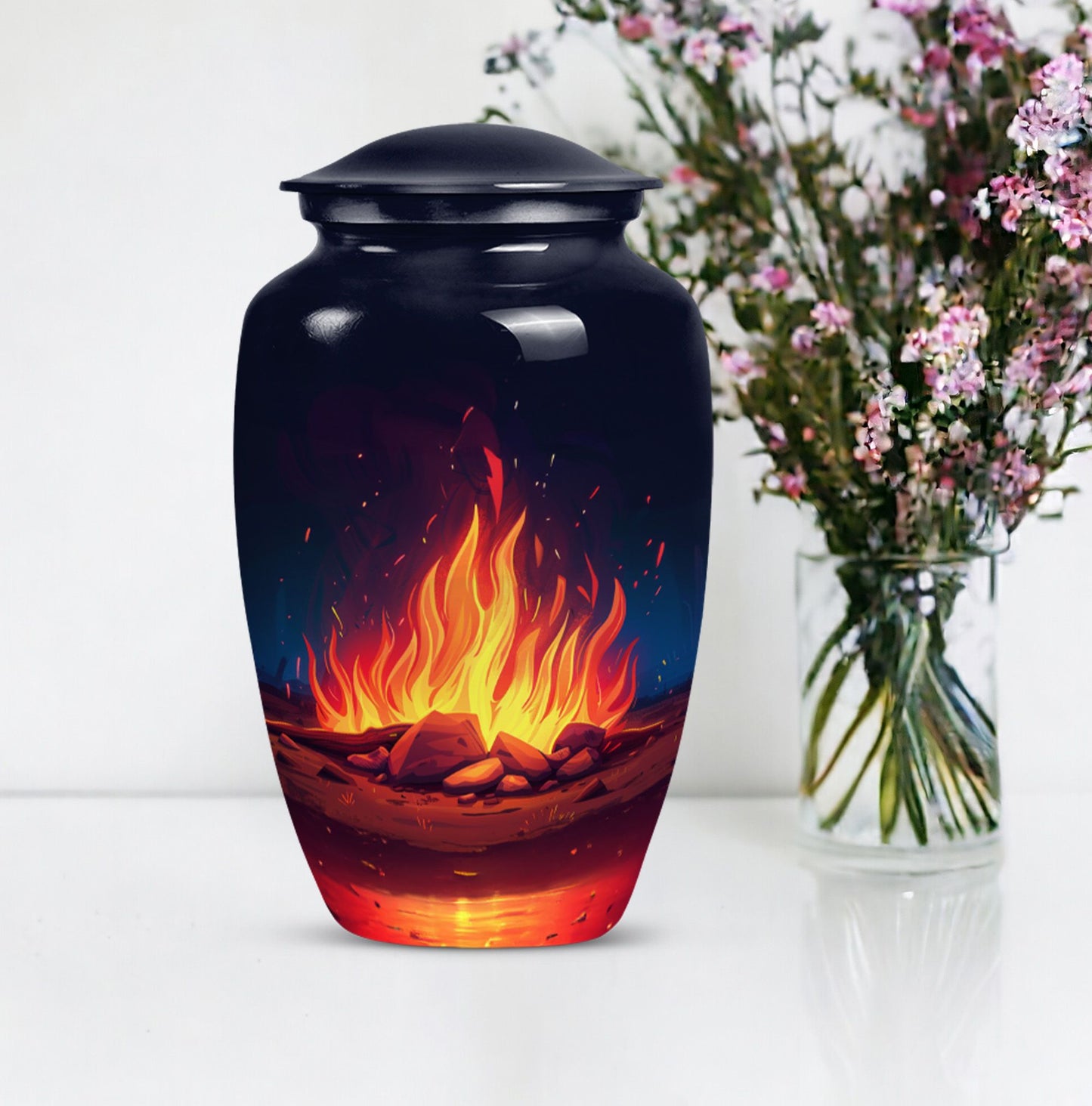 Classic large bornfire cremation urn