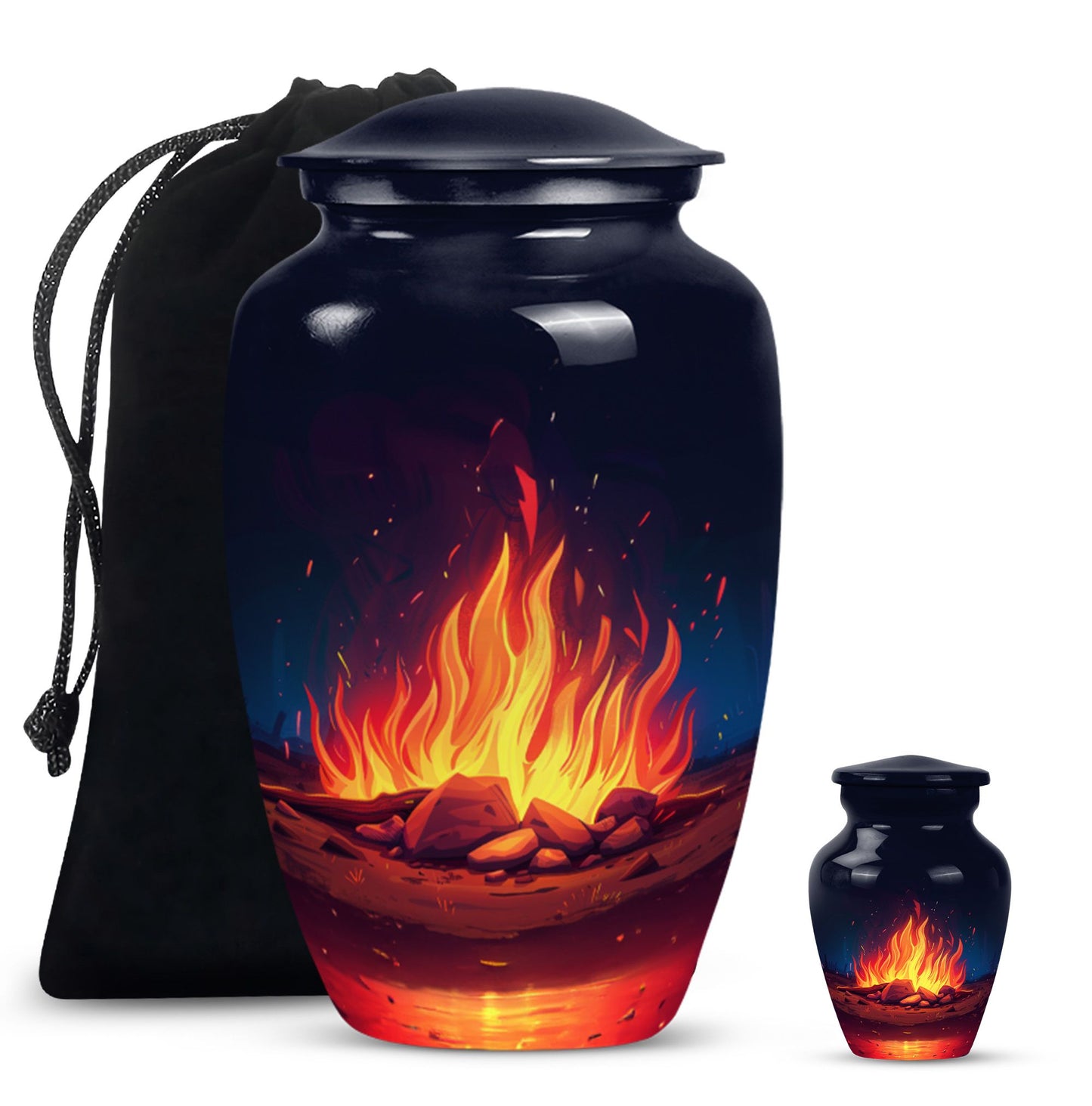 Classic large bornfire cremation urn