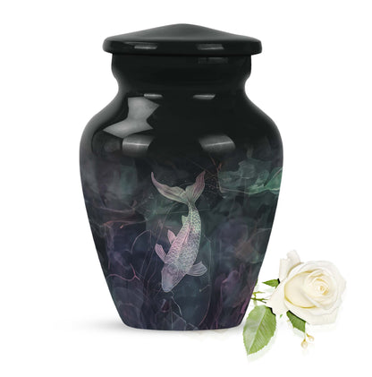 fish urn, personalized cremation urn