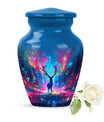 10-inch classic urn, abstract moose design,