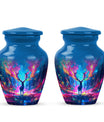 10-inch classic urn, abstract moose design,