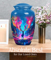 10-inch classic urn, abstract moose design,