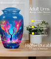 10-inch classic urn, abstract moose design,