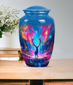 10-inch classic urn, abstract moose design,