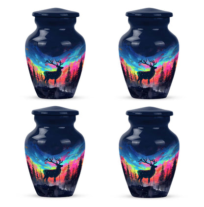 moose walking design urn for adult ashes