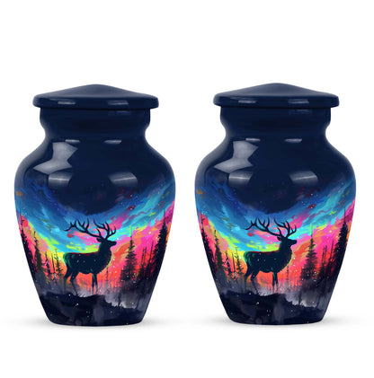 moose walking design urn for adult ashes