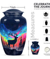 moose walking design urn for adult ashes