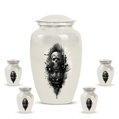10-inch catholic urn.