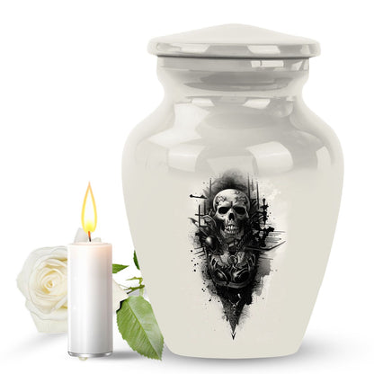 10-inch catholic urn.