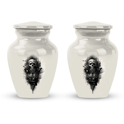 10-inch catholic urn.