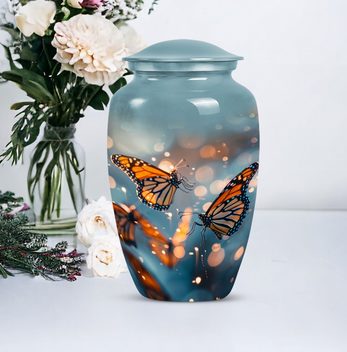 butterfly urn for human ashes