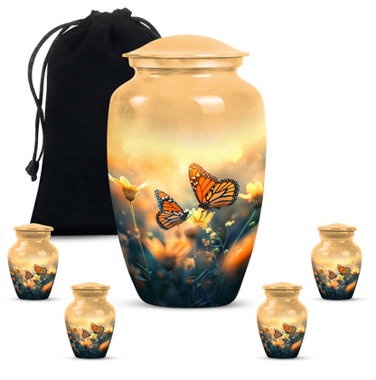 10-inch butterfly urn