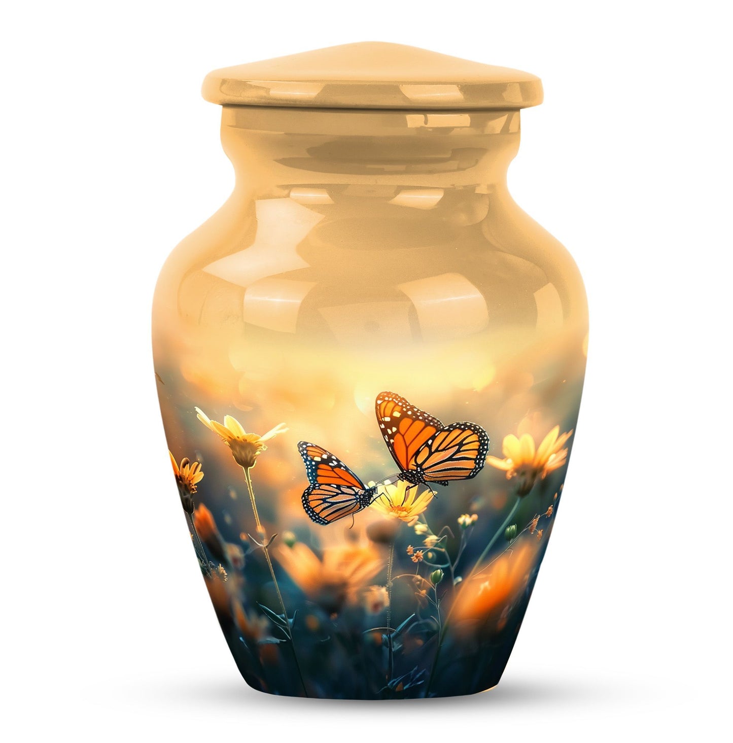 10-inch butterfly urn