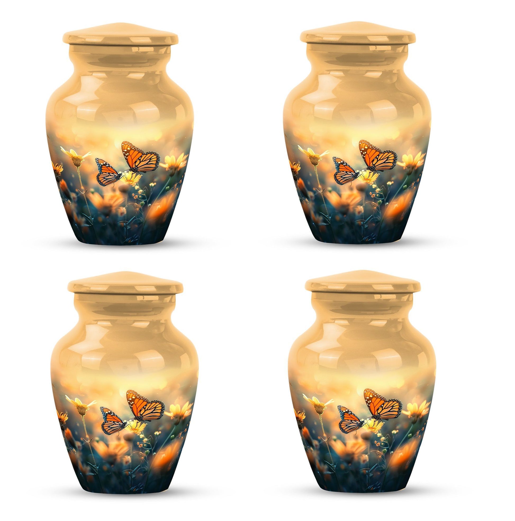 10-inch butterfly urn