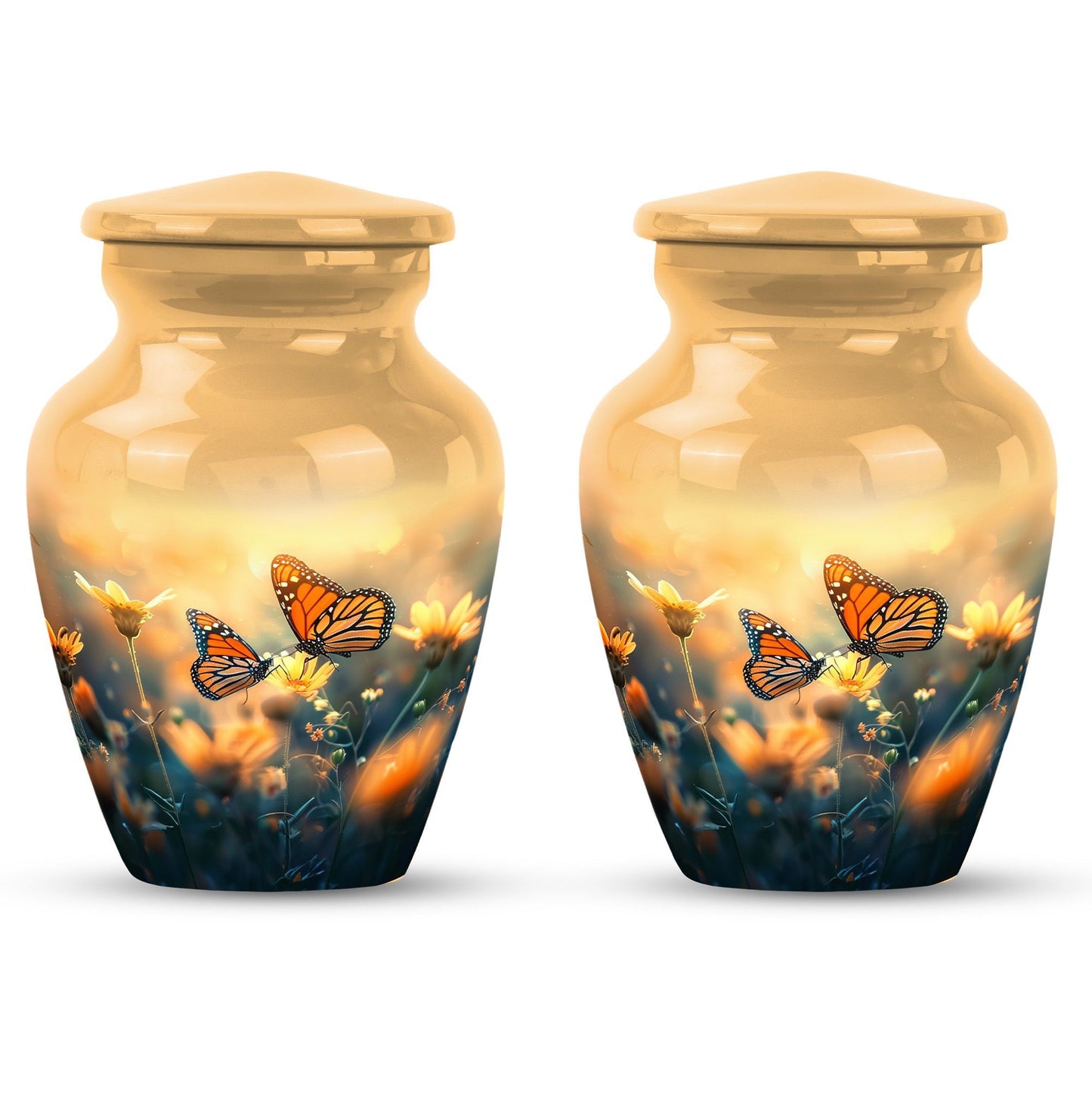 10-inch butterfly urn