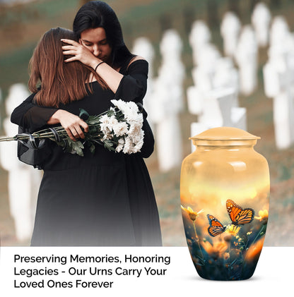 10-inch butterfly urn