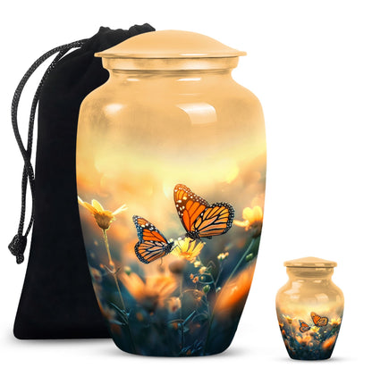 10-inch butterfly urn