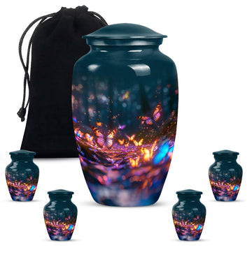 Large Urn with 4 Small Urn