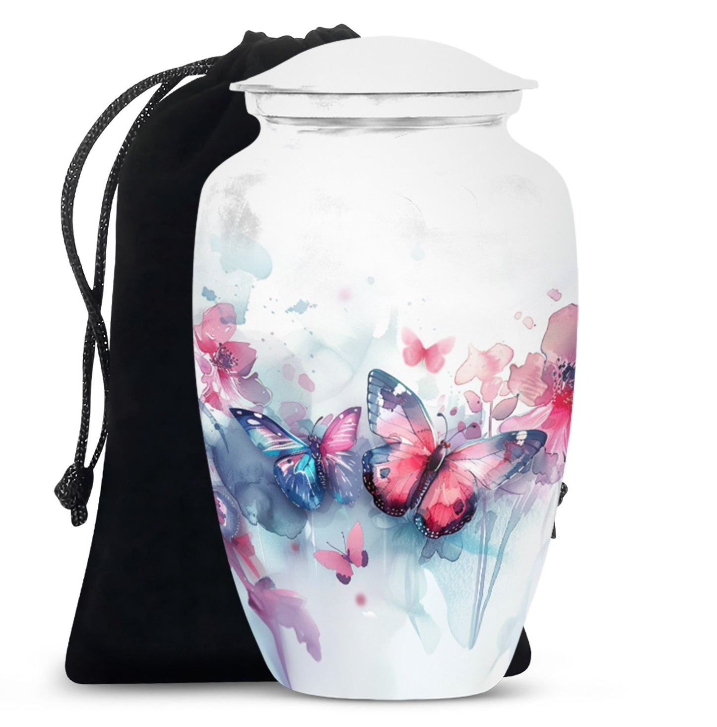 butterfly burial urn