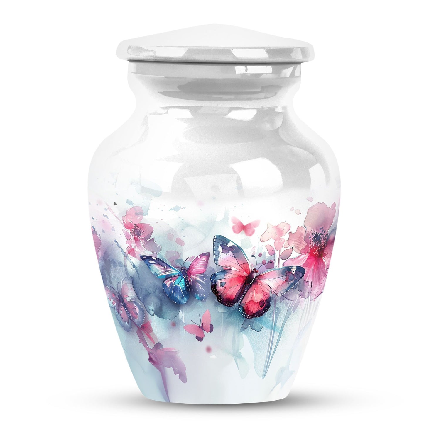butterfly burial urn