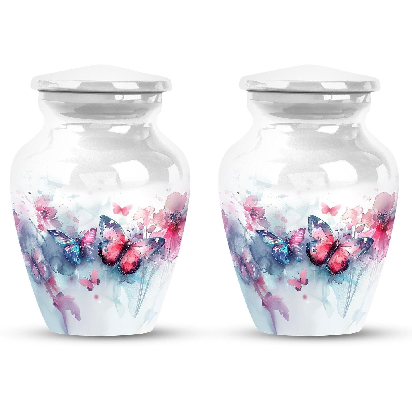 butterfly burial urn