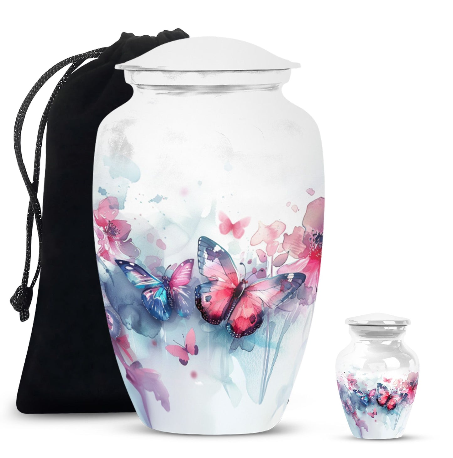 butterfly burial urn