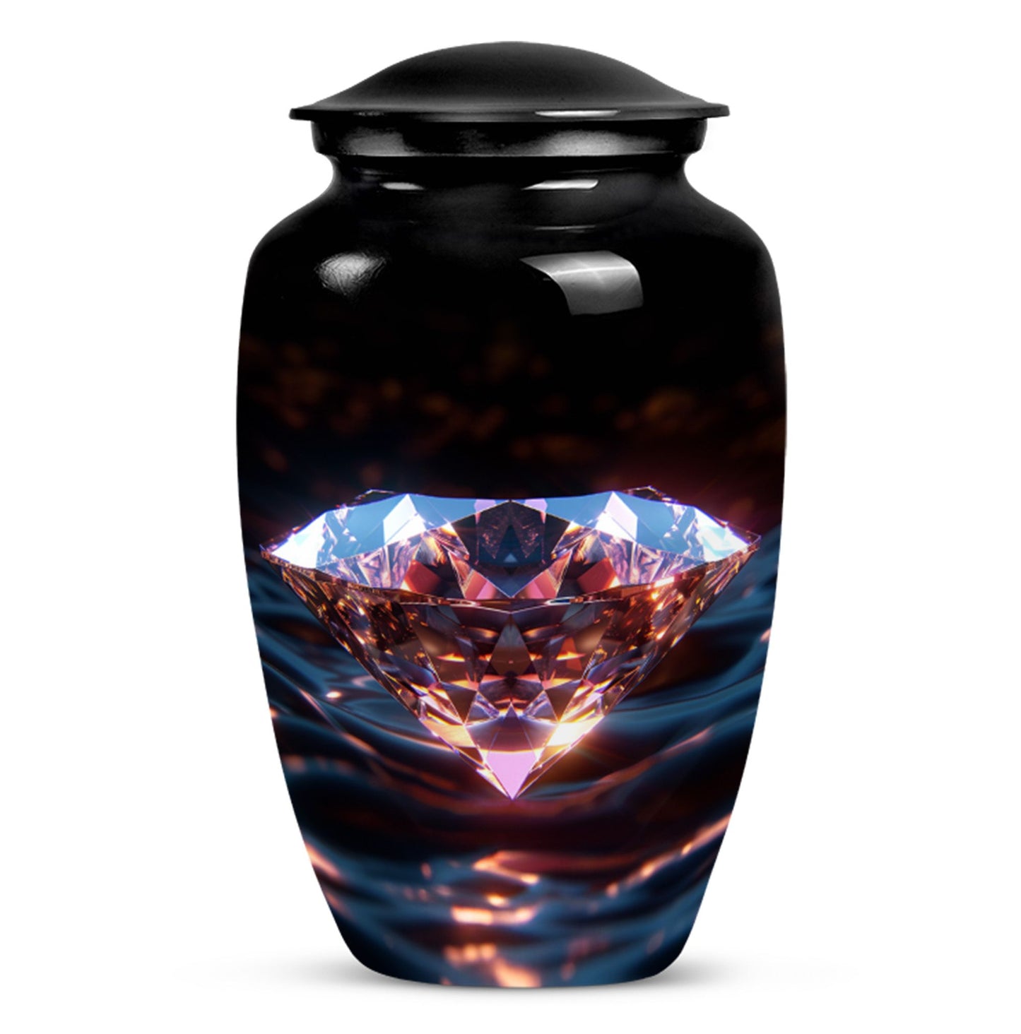 Abstract Designed Diamond Urn.