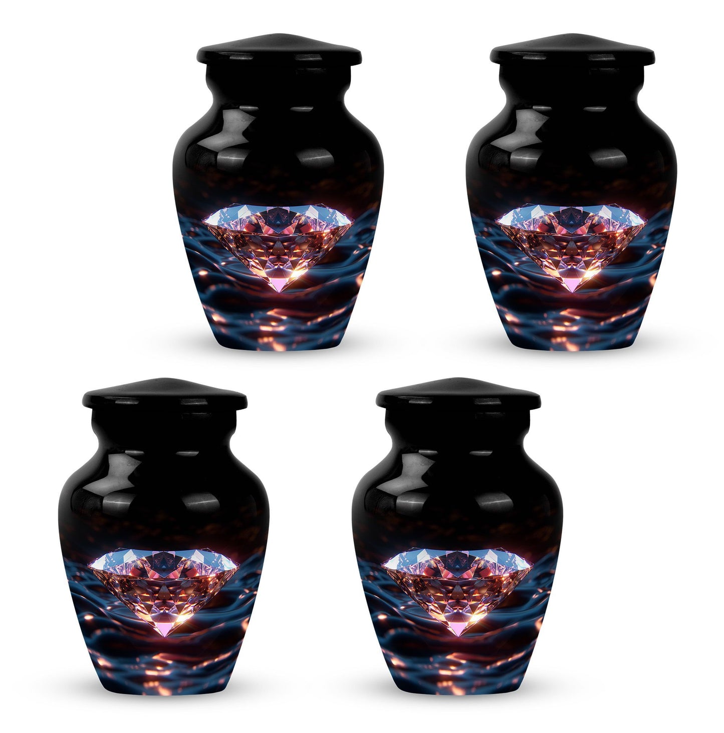 Abstract Designed Diamond Urn.