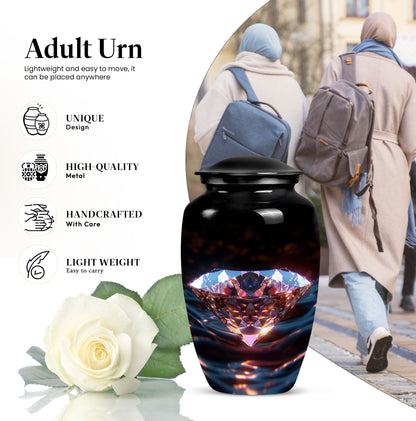Abstract Designed Diamond Urn.