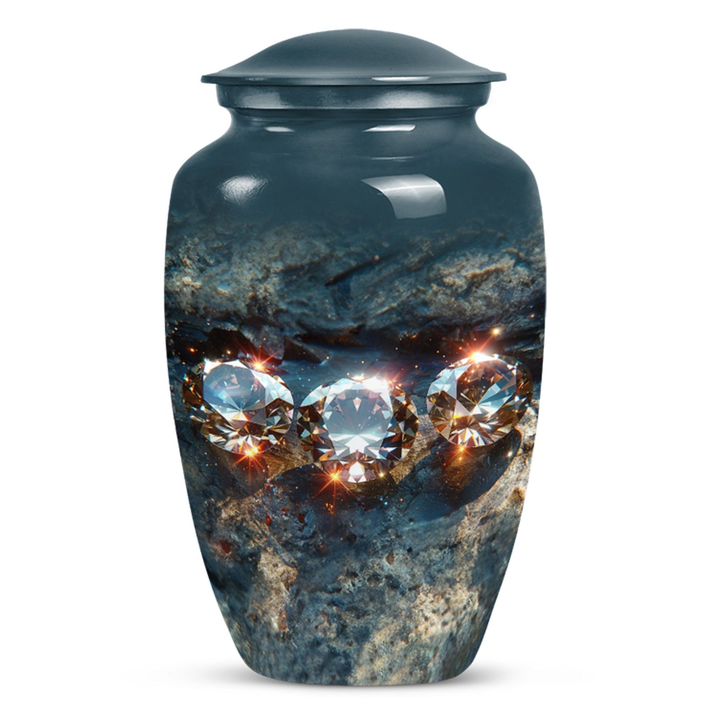diamond cremation dad urn.