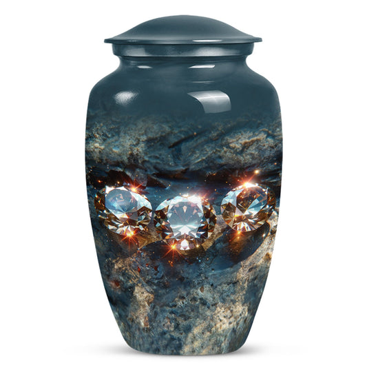 diamond cremation dad urn.