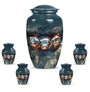 Large Urn with 4 Small Urn