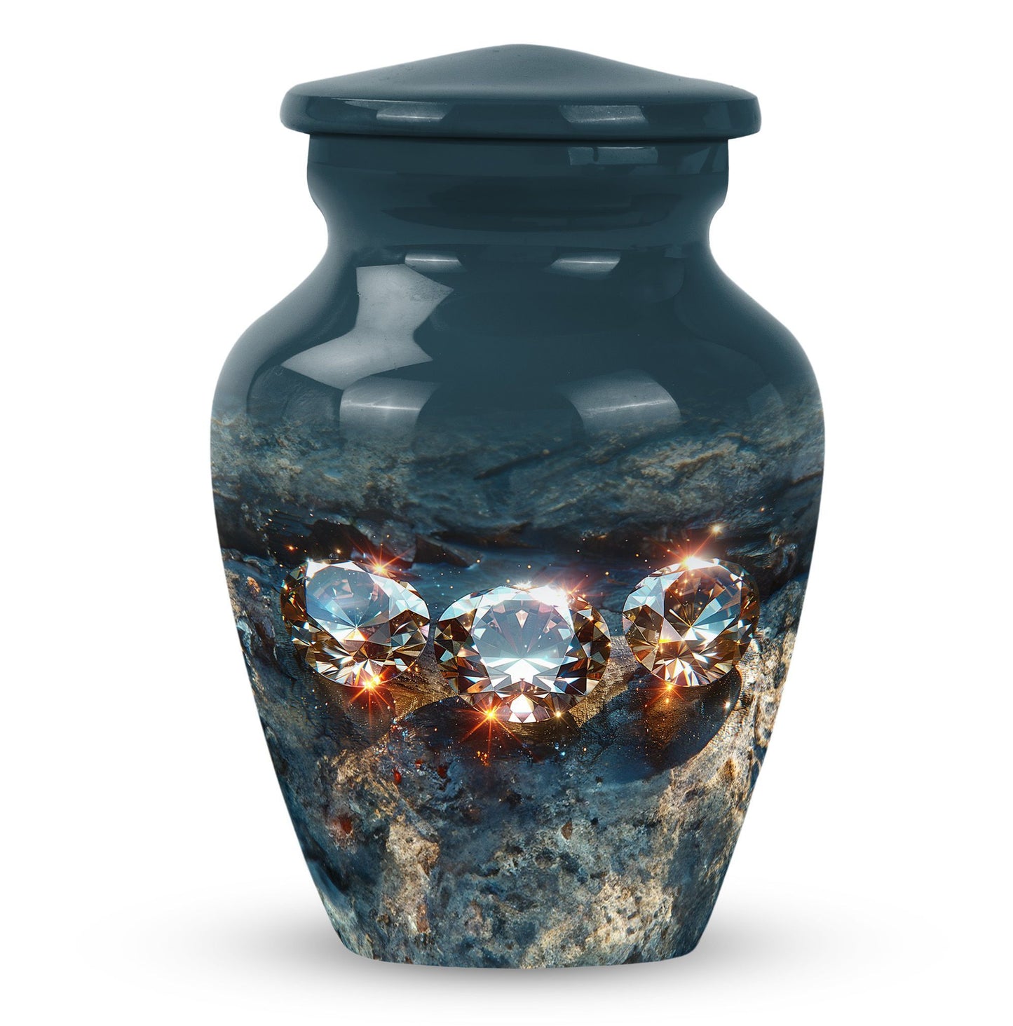 diamond cremation dad urn.